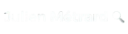 logo Julien Métrard blanc sur fond transparent